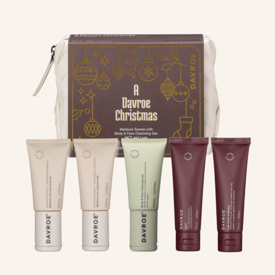 Різдвяний набір для зволоження волосся у тревел-форматі Різдвяний набір для зволоження волосся у тревел-форматі