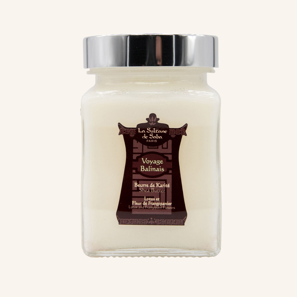 Масло каріте з ароматом лотосу і франжипані
