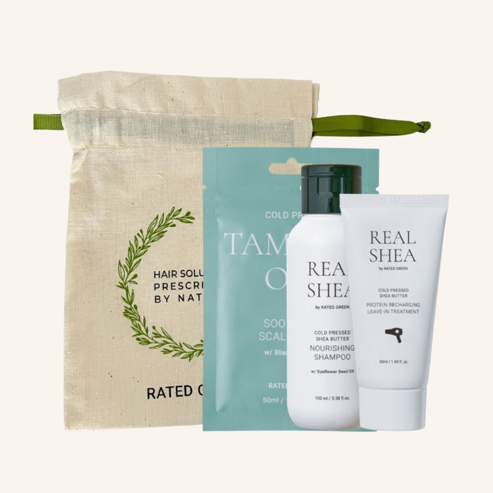 Набір мініатюр з шампунем Real Shea