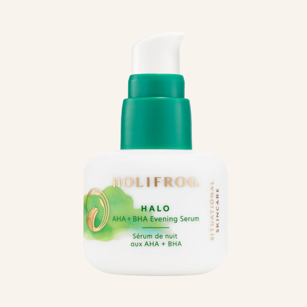 Нічна сироватка з кислотами Halo AHA+BHA