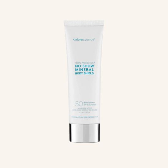 Прозорий мінеральний сонцезахисний флюїд для тіла SPF 50