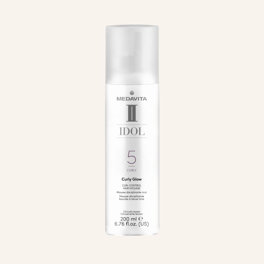 Легкий мус для сильної фіксації та блиску локонів волосся Curly Glow